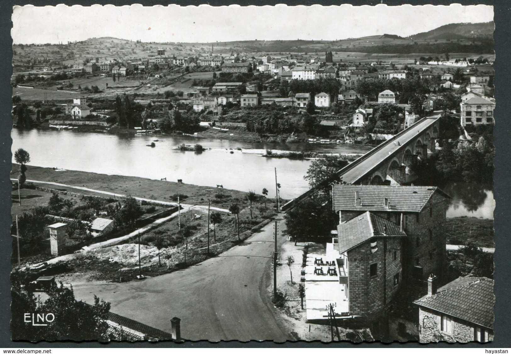 RETOURNAC - VUE GENERALE ET LE PONT SUR LA LOIRE - Retournac