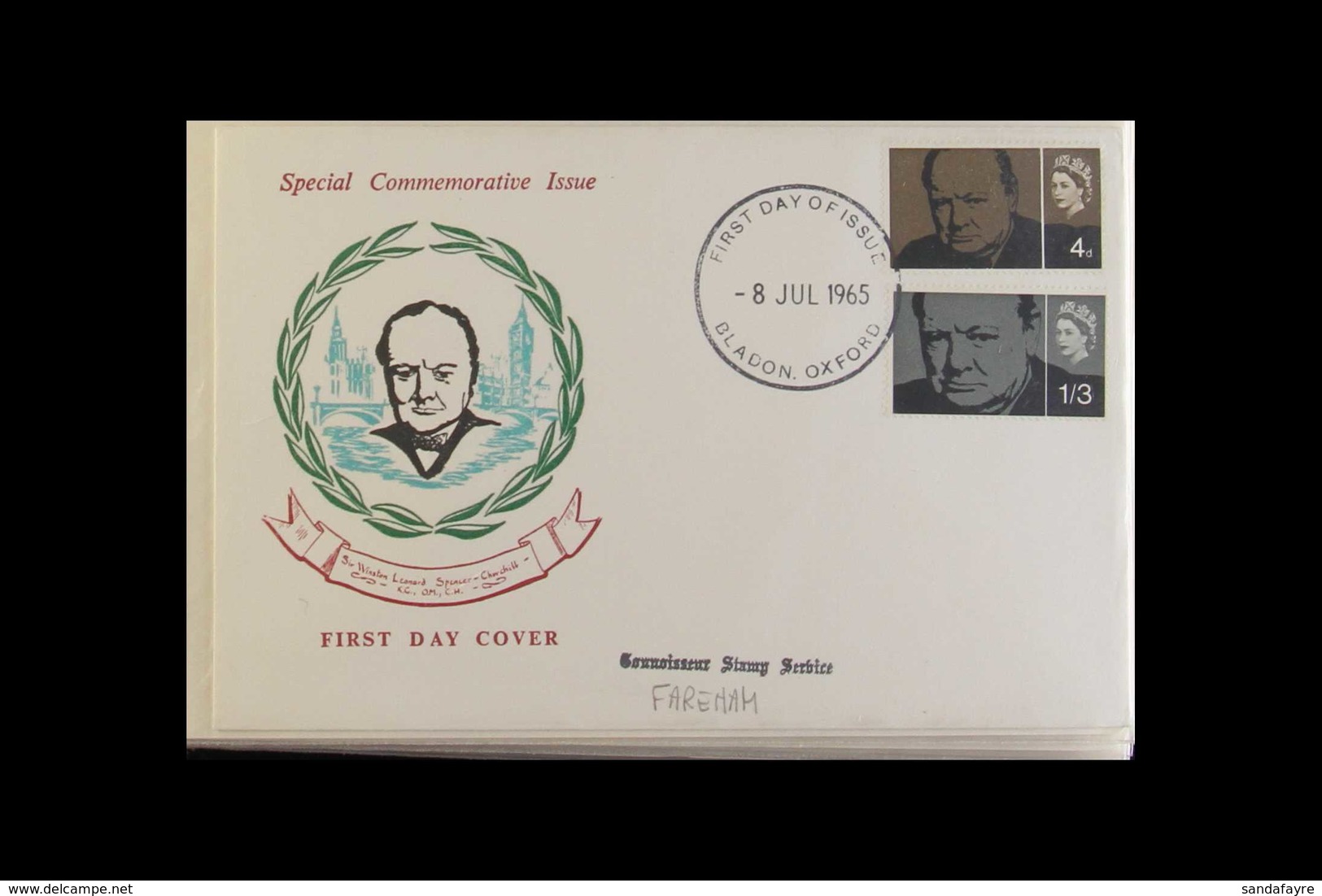 CHURCHILL 1965-67 COMMONWEALTH SUPERB FDC'S COLLECTION A Small Cover Album Displaying Complete Sets On Illustrated Unadd - Other & Unclassified