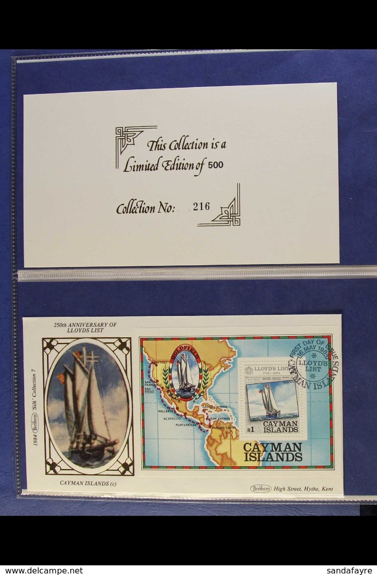 1984 LLOYD'S LIST British Commonwealth Omnibus Issues Complete Collection Of Benham Small Silk Illustrated First Day Cov - Altri & Non Classificati