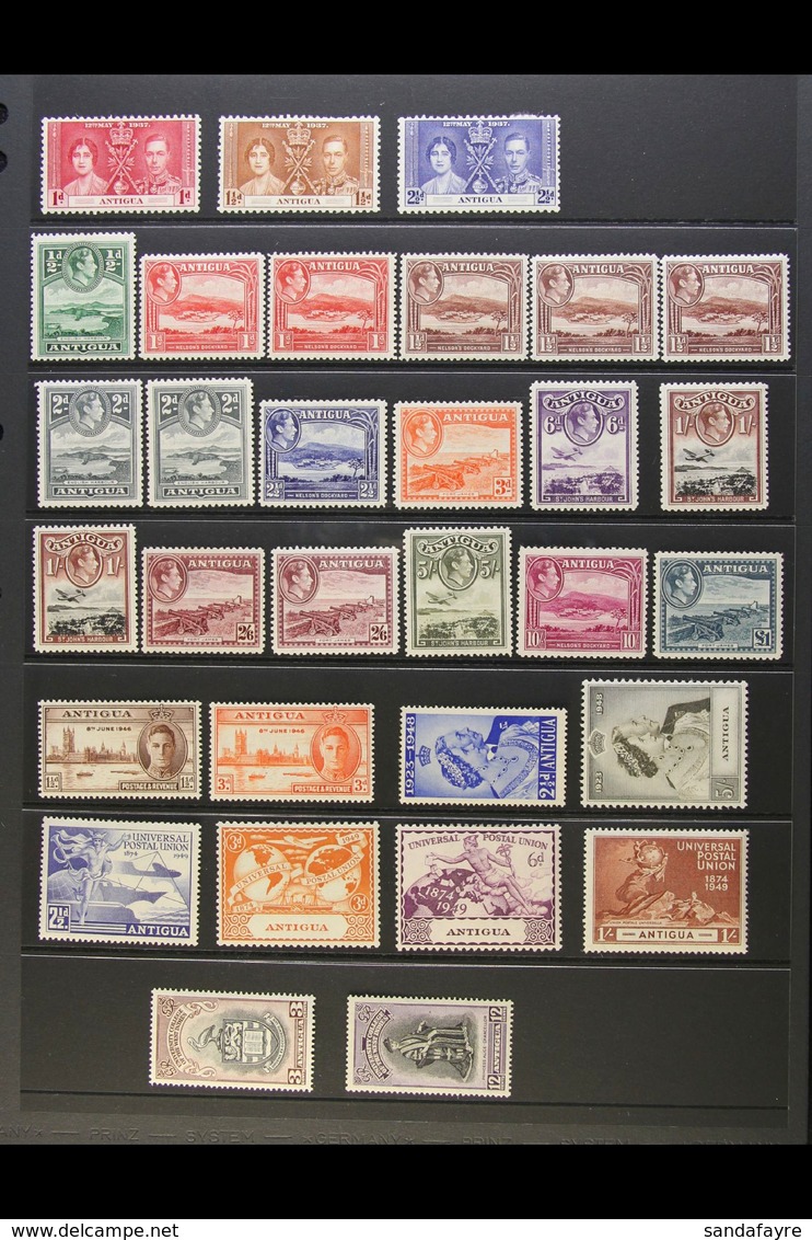 1937-52 MINT KGVI COMPLETE COLLECTION Presented On A Stock Page. Includes A Complete Run From The Coronation To The BWI  - Sonstige & Ohne Zuordnung