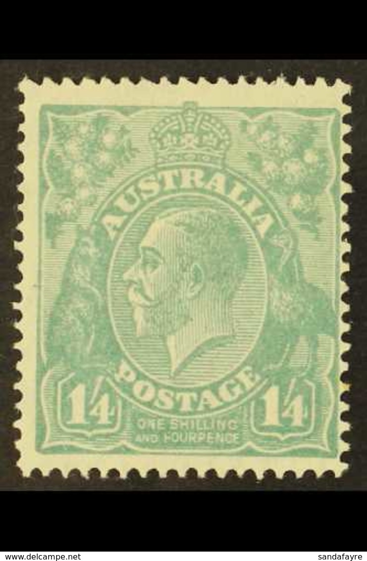 1926-30 1s4d Pale Greenish Blue Perf 14, SG 93, Fine Mint, Centered To Right. For More Images, Please Visit Http://www.s - Altri & Non Classificati