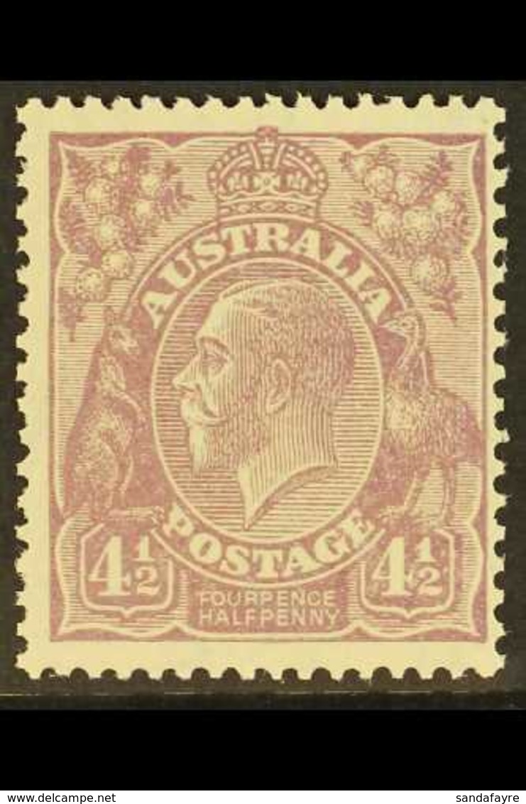1926-30 4½d Violet King George V Head, Perf 13½ X 12½, SG 104, Never Hinged Mint. For More Images, Please Visit Http://w - Autres & Non Classés