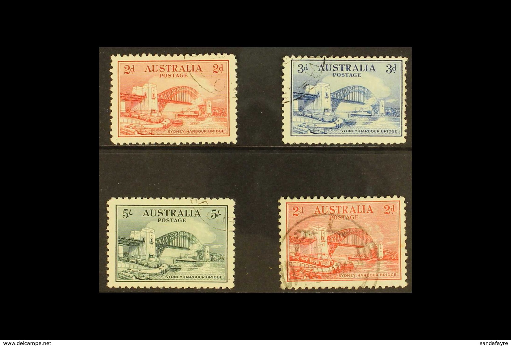 1932 Sydney Harbour Bridge Complete Set, SG 141/44, Very Fine Used (4 Stamps) For More Images, Please Visit Http://www.s - Other & Unclassified