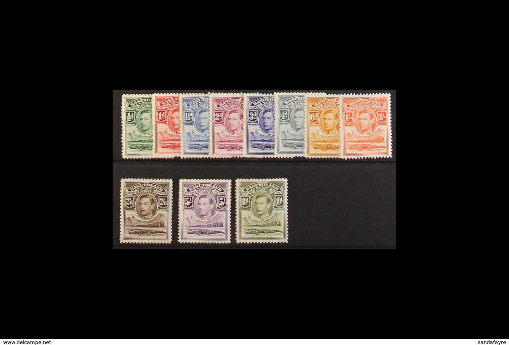 1938 Complete KGVI Set, SG 18/28, Fine Never Hinged Mint. (11 Stamps) For More Images, Please Visit Http://www.sandafayr - Other & Unclassified