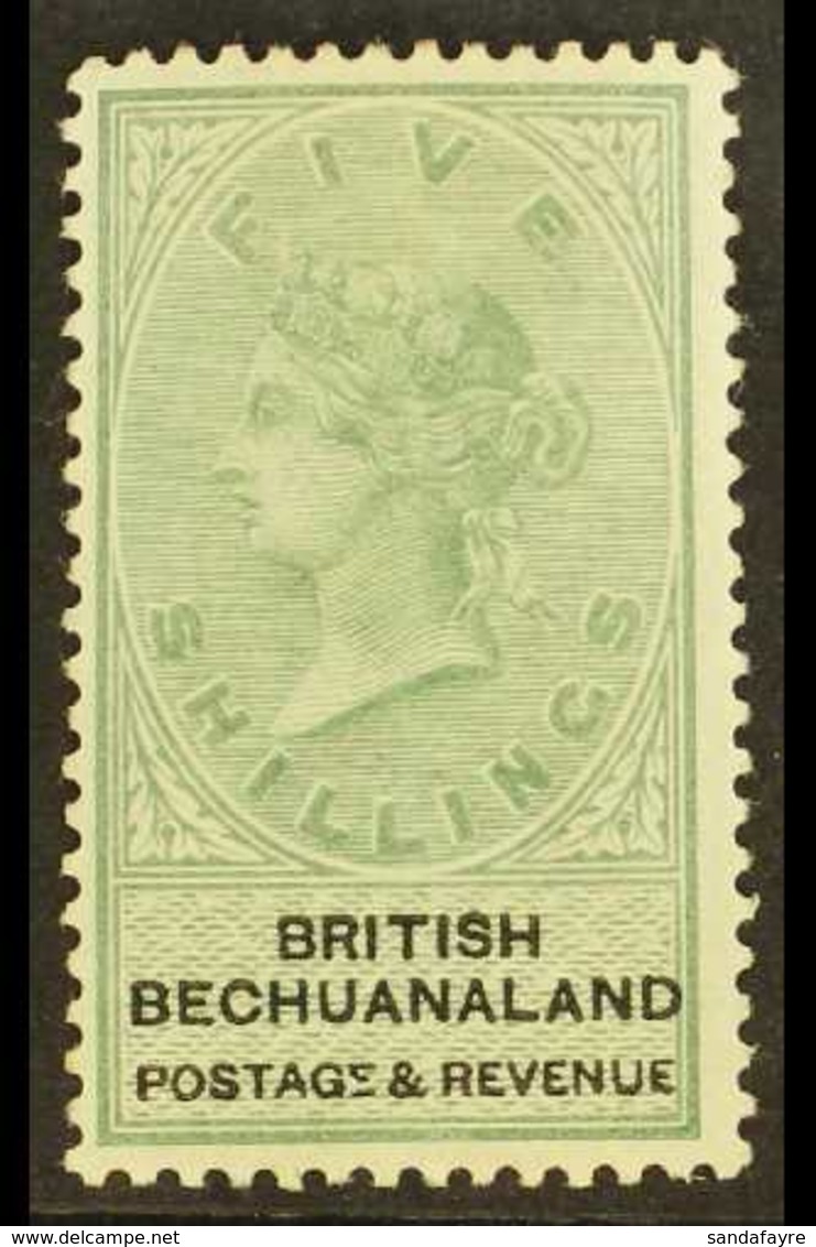 1888 5s Green & Black, SG 18, Superb Mint. For More Images, Please Visit Http://www.sandafayre.com/itemdetails.aspx?s=60 - Other & Unclassified