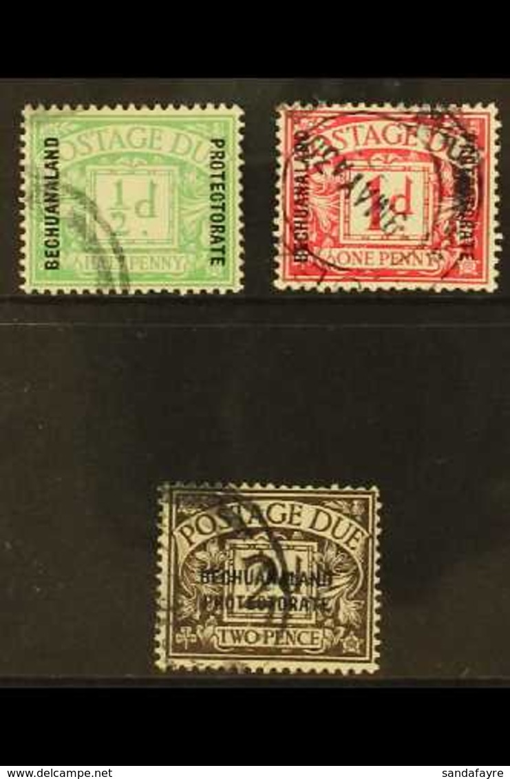 POSTAGE DUE 1926 Overprints On Great Britain Complete Set, SG D1/D3, Fine Used. (3 Stamps) For More Images, Please Visit - Altri & Non Classificati