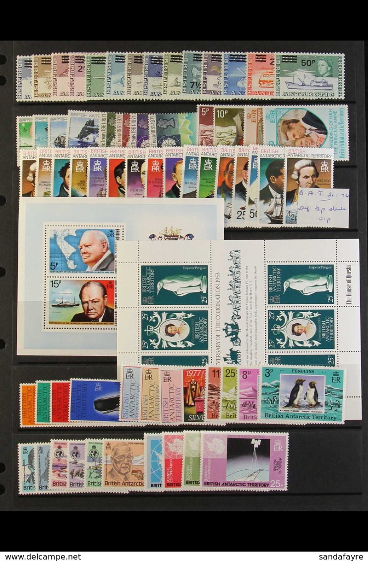 1971-88 NEVER HINGED MINT COLLECTION Incl. 1971 Surcharges Set, 1971 Treaty Set, 1973 Explorers Set, 1977 Whales Set, 19 - Altri & Non Classificati