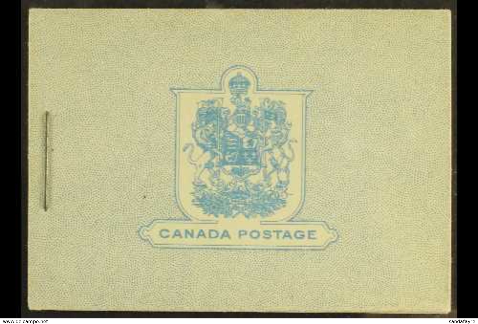 1937-38 BOOKLET Blue & White Cover (English Text), Panes Of 4x 1c, 2c & 3c, (SG 357a/59a), SG SB28, Fine For More Images - Other & Unclassified