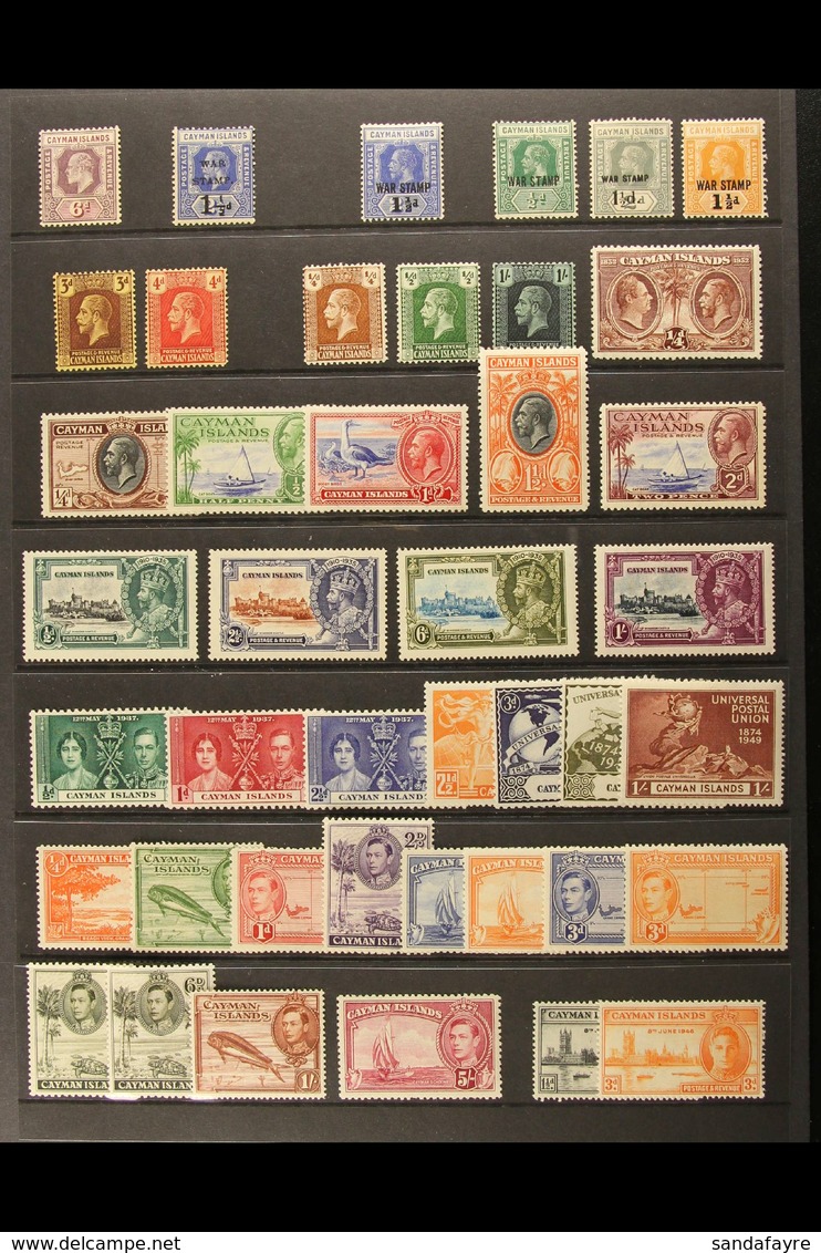 1907-2005 MINT COLLECTION. An ALL DIFFERENT Collection On Stock Pages That Includes 1907 KEVII 6d, KGV Defins To 1s & Ju - Cayman Islands