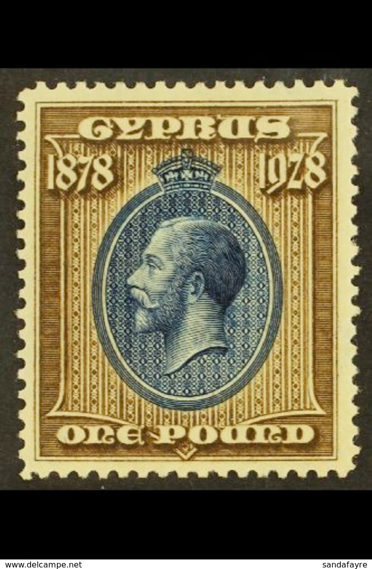 1928 £1 Blue & Bistre Brown, SG 132, Fine Mint For More Images, Please Visit Http://www.sandafayre.com/itemdetails.aspx? - Other & Unclassified