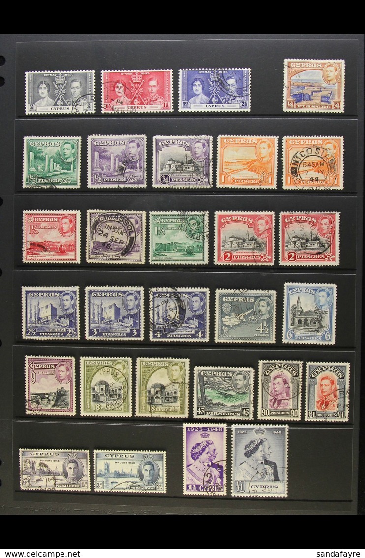 1937-66 FINE USED COLLECTION A Complete Basic Collection To 1966 UN Assembly Set With Many Of The Additional Definitive  - Other & Unclassified