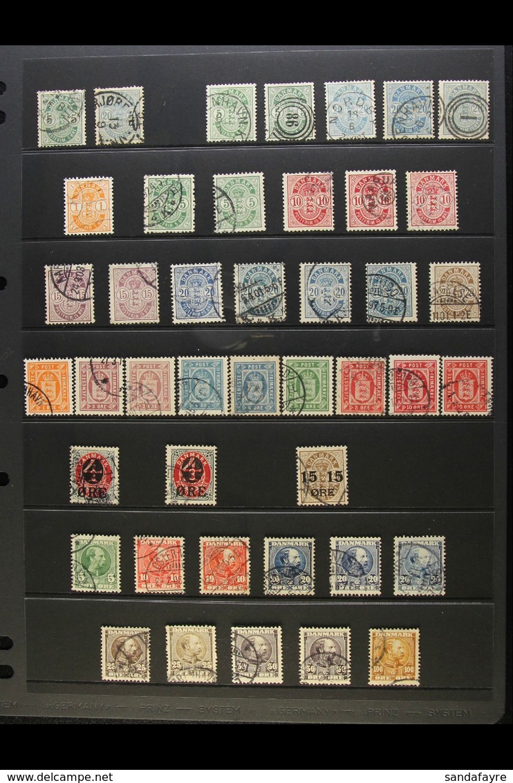 1882-1912 FINE USED COLLECTION A Most Useful Used Selection With Watermark, Perforation & Shade Variants, Neatly Present - Other & Unclassified
