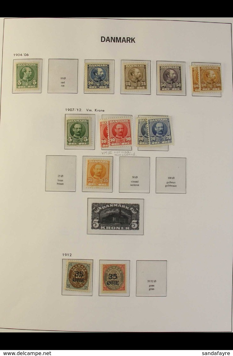 1901-1944 ATTRACTIVE FINE MINT & NEVER HINGED MINT COLLECTION On Hingeless Pages, Virtually All Different, Many Stamps A - Other & Unclassified