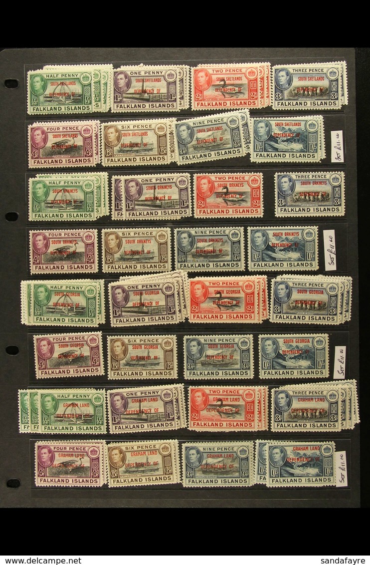 INTERESTING COLLECTION 1944-99 CHIEFLY MINT/NHM Ranges With Some Multiples, Positional Blocks, Varieties & More. Include - Falkland Islands