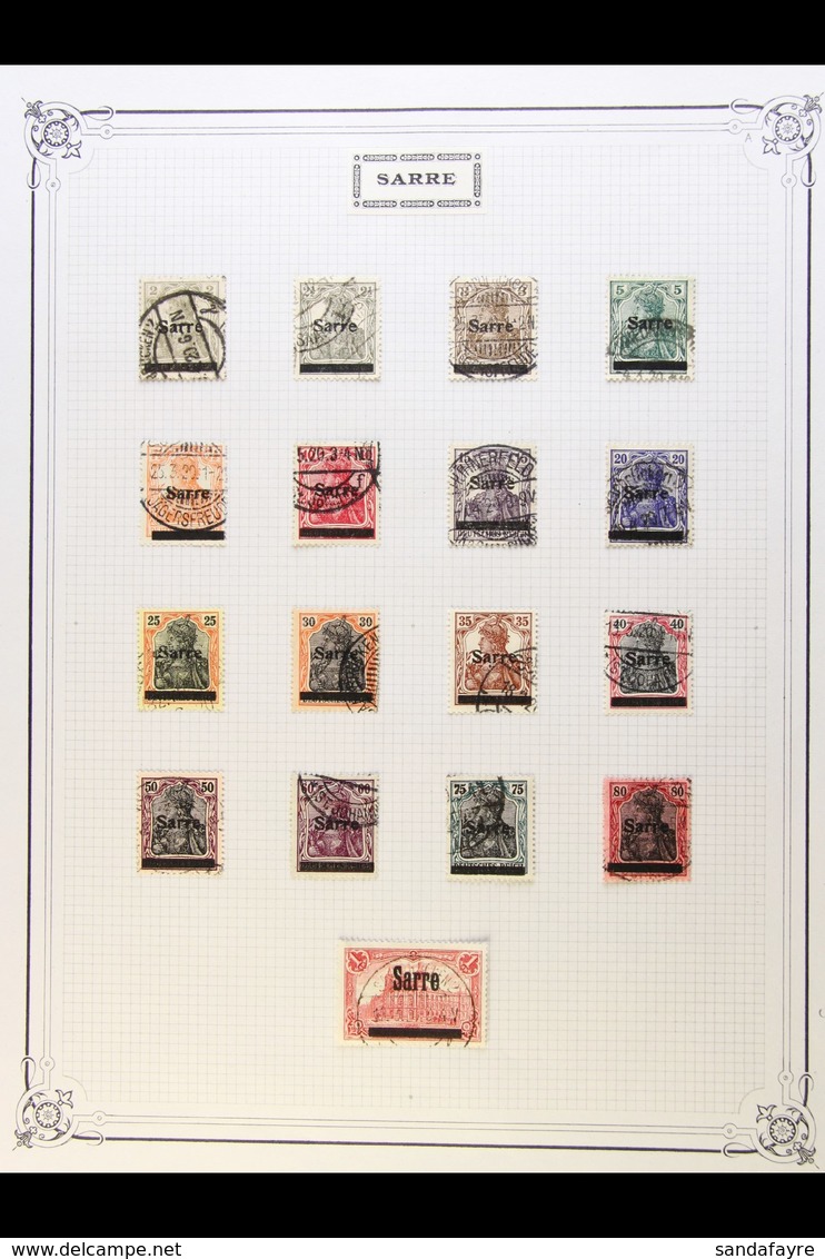 1920 (Jan - Mar) Overprinted Set Complete, SG 1/17 (Michel 1/17), Very Fine Used, Cat £500 (17 Stamps) For More Images,  - Sonstige & Ohne Zuordnung