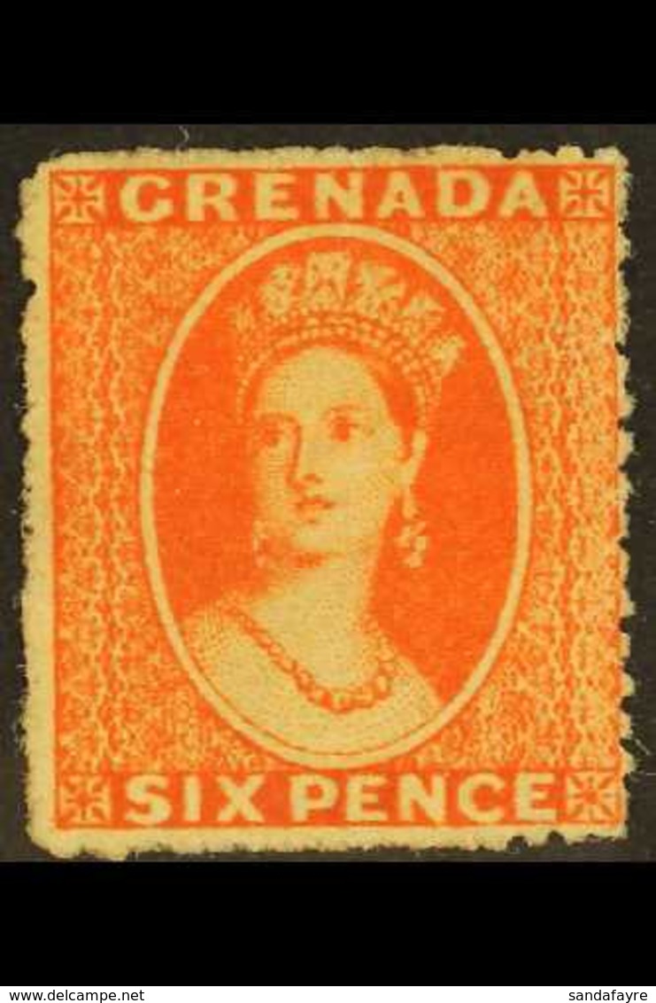 1878 6d Deep Vermilion, SG 17, Superb Mint With Lovely Full, Even Colour. For More Images, Please Visit Http://www.sanda - Grenada (...-1974)