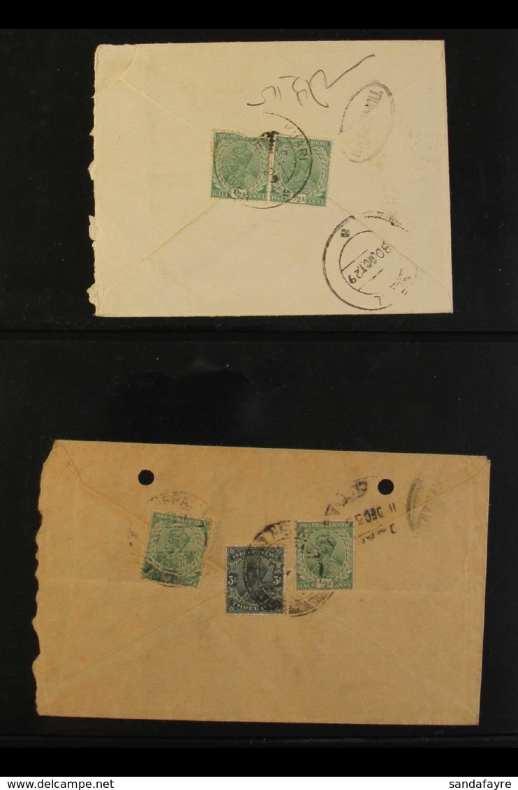 INDIA USED IN NEPAL 1917-1965 Covers And Cards Collection Which Includes Seven Items From Between 1917 And 1933, Six Of  - Altri & Non Classificati