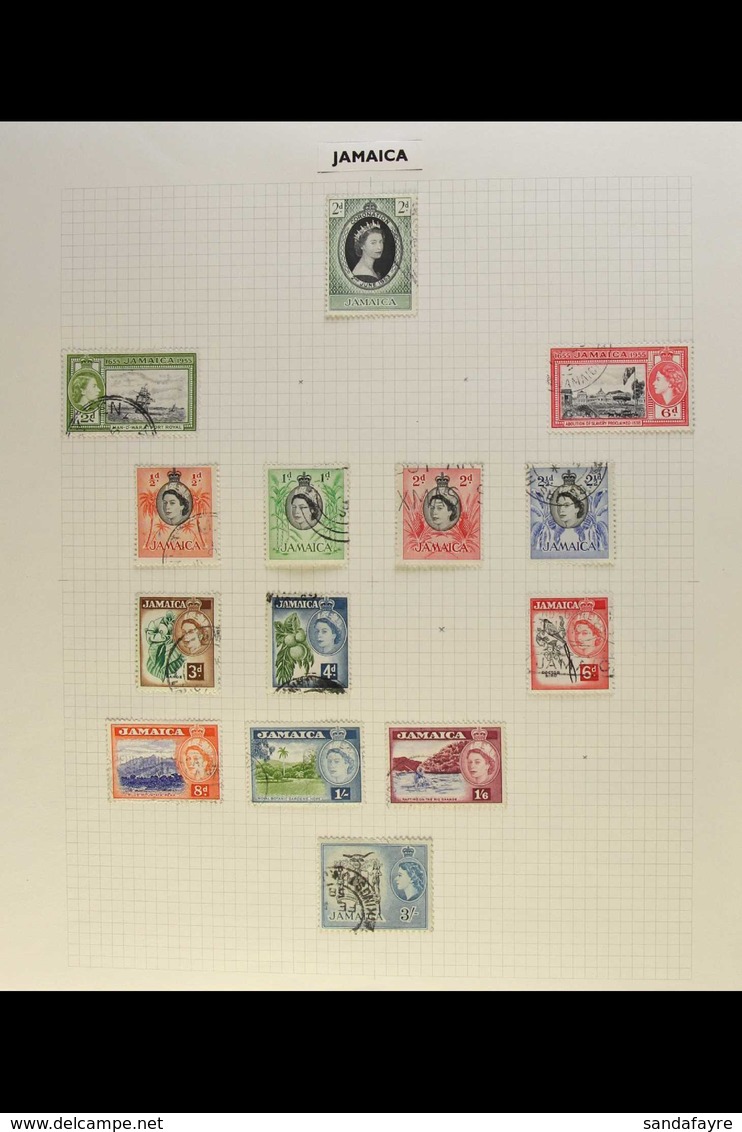 1953-1999 QEII FINE USED COLLECTION A Neatly Presented & Extensive, ALL DIFFERENT Collection Containing A Plethora Of Co - Giamaica (...-1961)