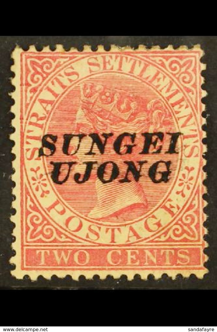 NEGRI SEMBILAN 1885 2c Pale Rose Overprinted "Sungei Ujong", Type 23, SG 38, Very Fine Mint. For More Images, Please Vis - Altri & Non Classificati