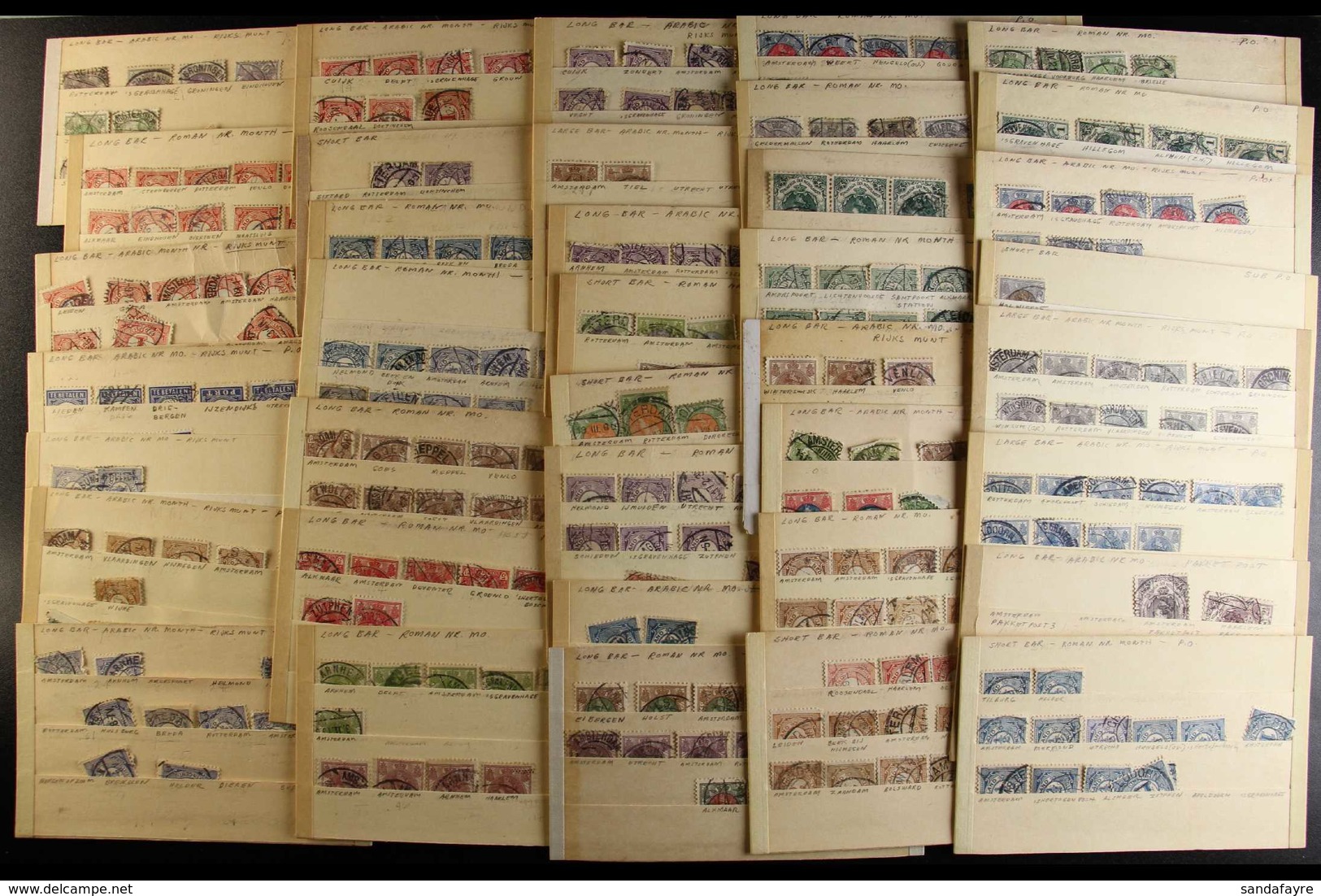 TYPENRADER POSTMARKS Late 1890's To 1920's Used Stamps Selected For Nice Typenrader Town Cds Cancels (introduced In 1906 - Altri & Non Classificati