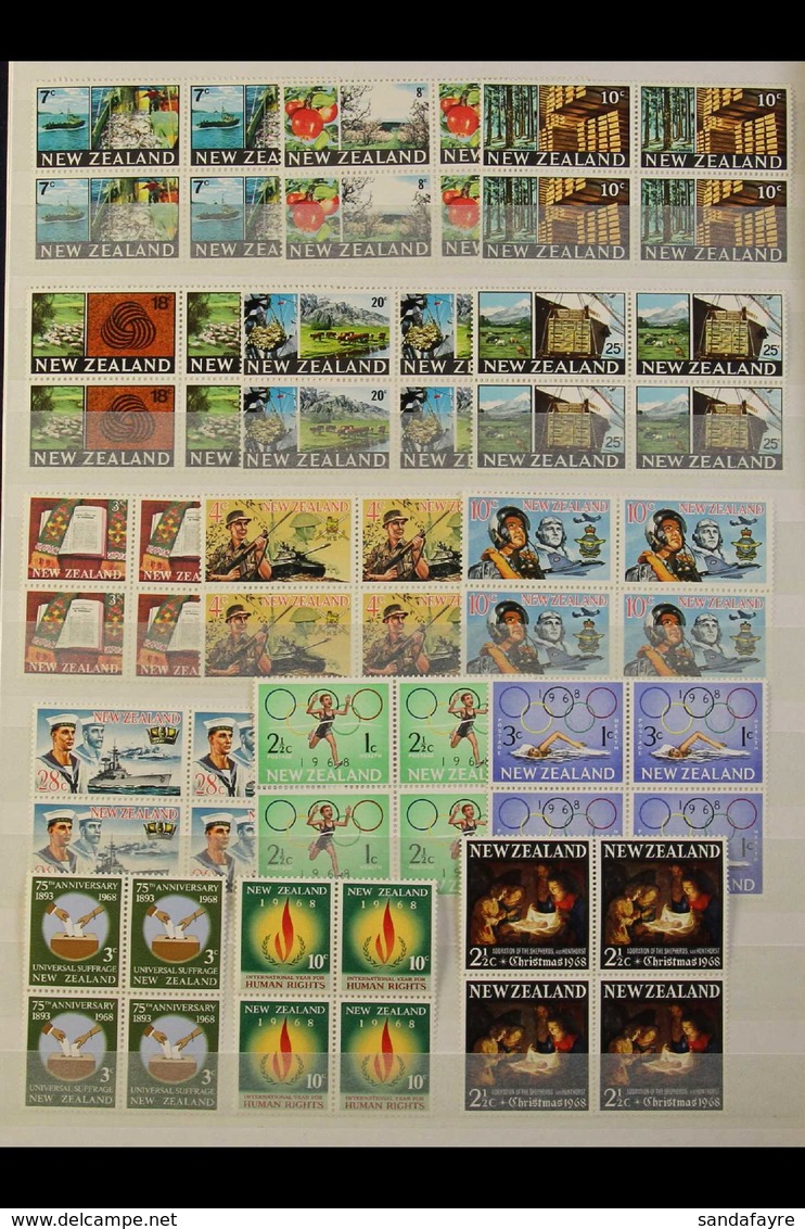 1936-1969 NEVER HINGED MINT BLOCKS OF 4 COLLECTION. A Chiefly All Different Collection Of Commemorative Issues & Health  - Altri & Non Classificati