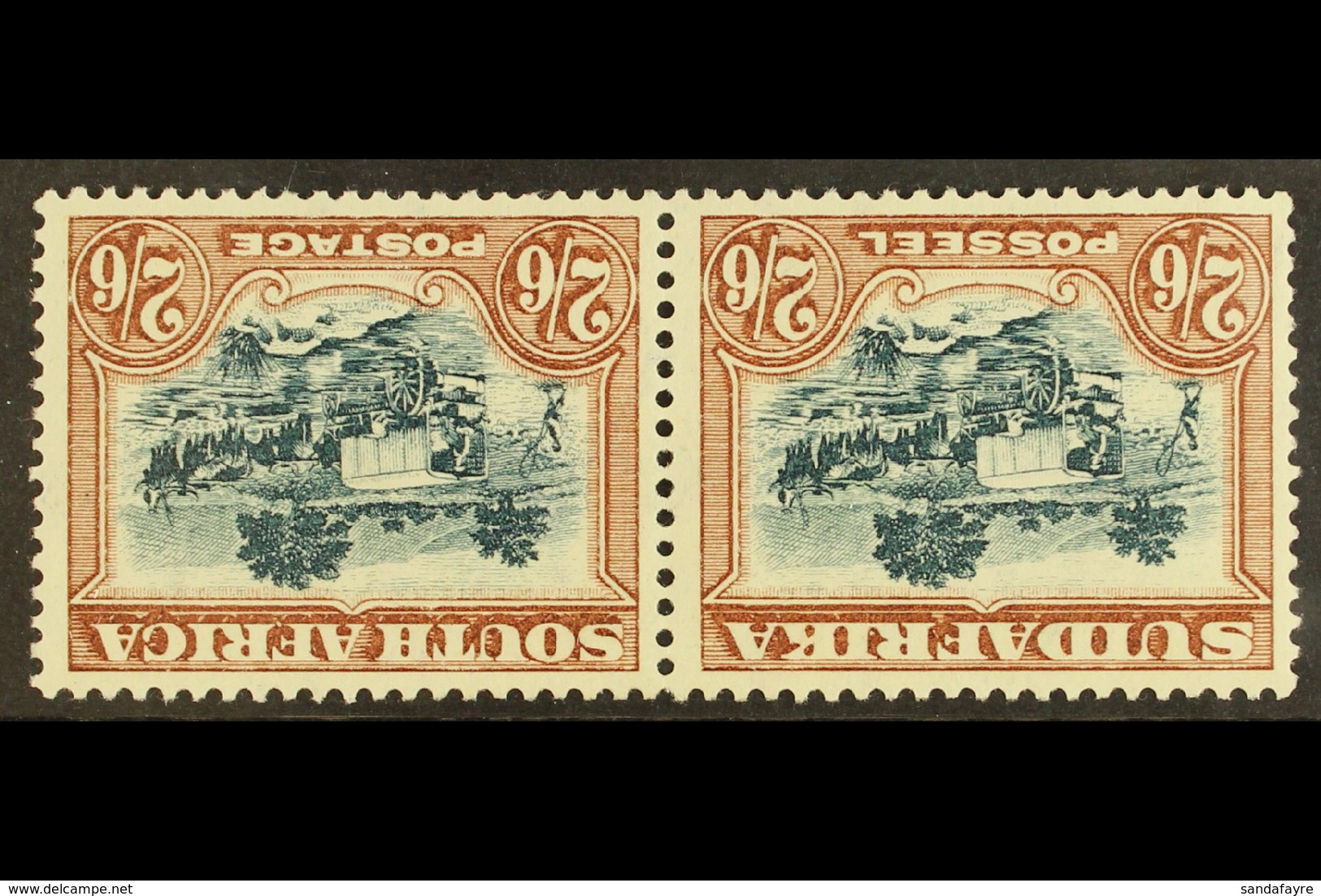 1930-44 2s6d Green & Brown, Watermark Inverted, SG 49aw, Very Fine Mint. For More Images, Please Visit Http://www.sandaf - Unclassified