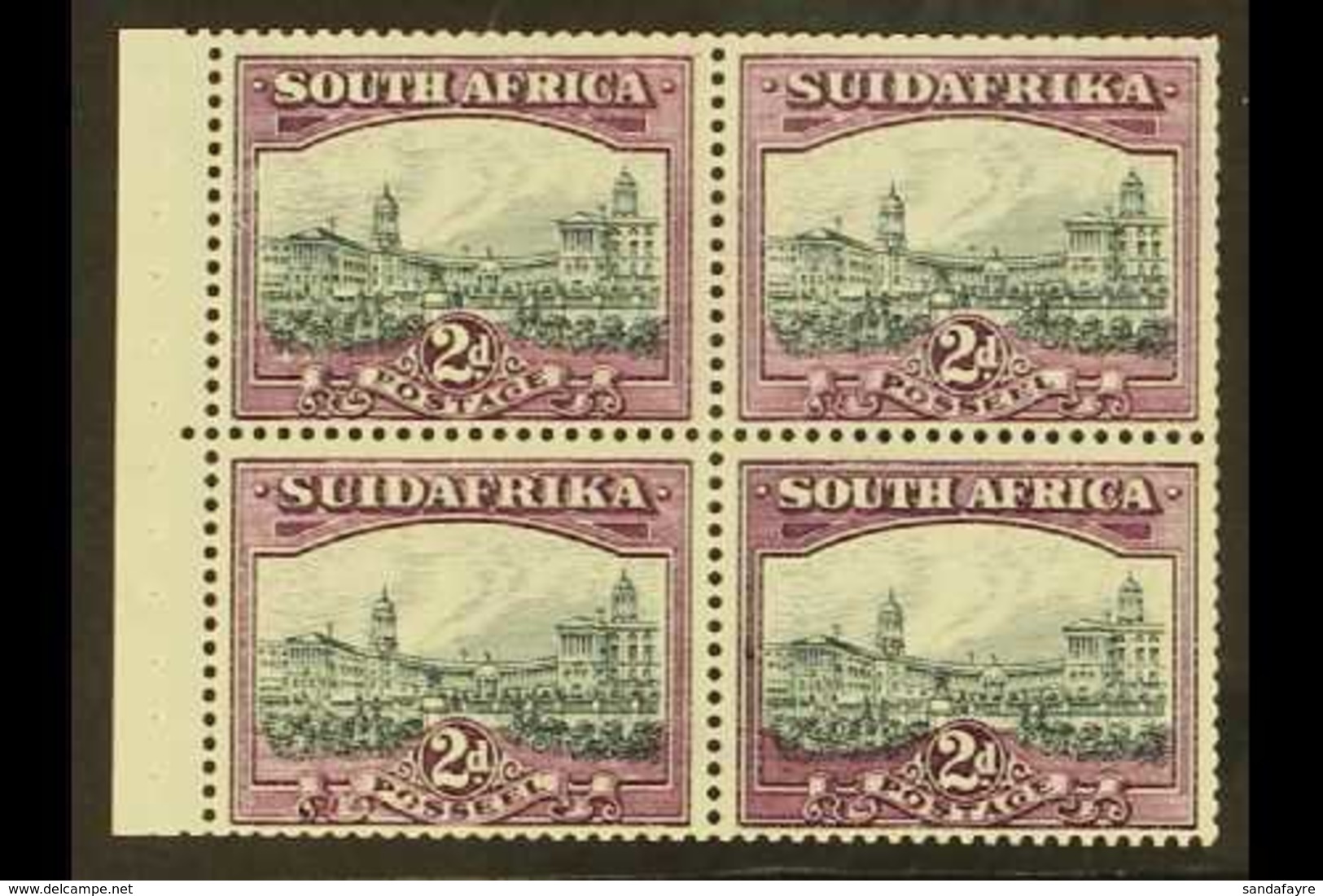 BOOKLET PANE 1931 2d Watermark Upright, COMPLETE PANE OF FOUR From Rare 1931 3s Rotogravure Booklets, As SG 44, Very Fin - Non Classificati