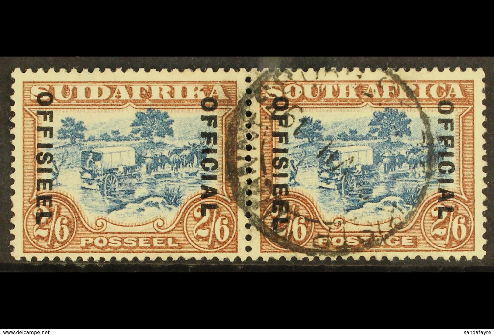 OFFICIAL 1930-47 2s6d Blue & Brown, SG O19, Fine Used. For More Images, Please Visit Http://www.sandafayre.com/itemdetai - Unclassified