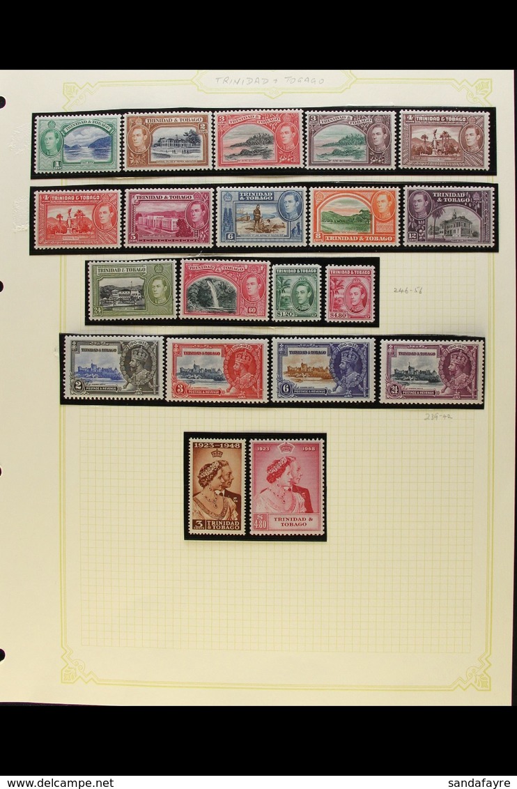 1935-83 FINE MINT COLLECTION An All Different Collection Which Includes 1935 Silver Jubilee Set, 1938-44 Complete Defin  - Trindad & Tobago (...-1961)