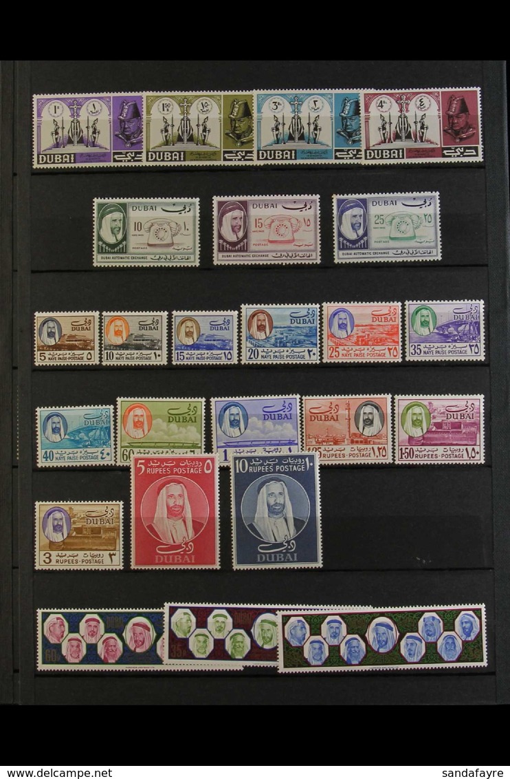 1963-1972 NEVER HINGED MINT COLLECTION In Six Stockbooks, All Different, Includes AJMAN 1967 Surchs On Fauna Most Vals T - Dubai