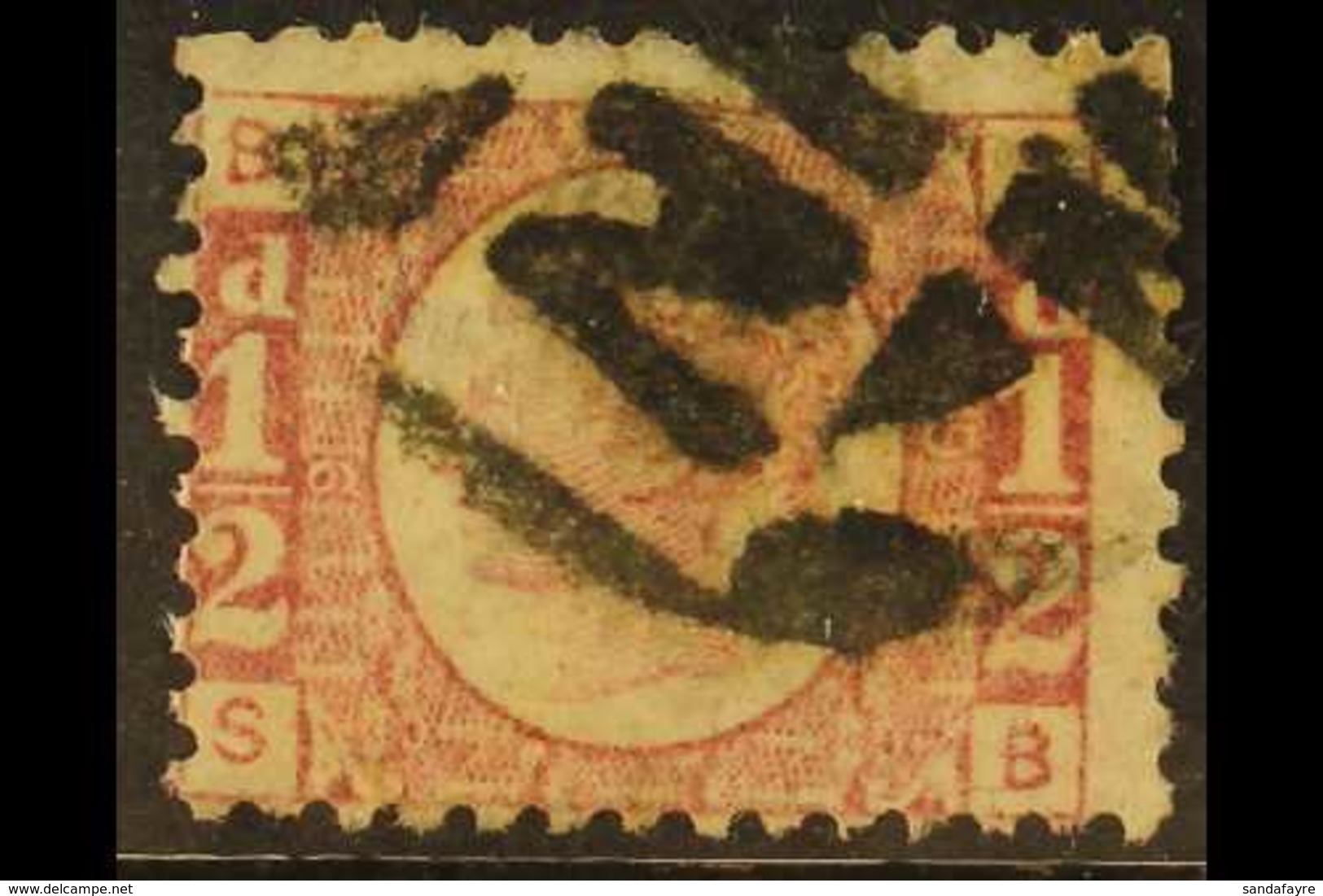 1870 ½d Rose Red "Bantam" , SG 17, The Elusive Plate 9, Good Used. SG Cat £850 For More Images, Please Visit Http://www. - Altri & Non Classificati