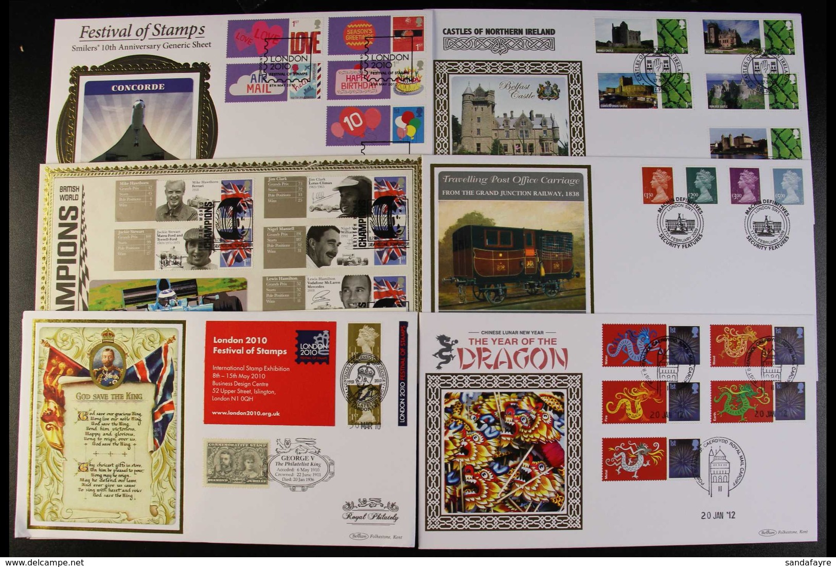 1970-2012 DEFINITIVE FIRST DAY COVERS. An Attractive Collection Of Definitive Issues, With Regionals, Occasions, Smilers - FDC
