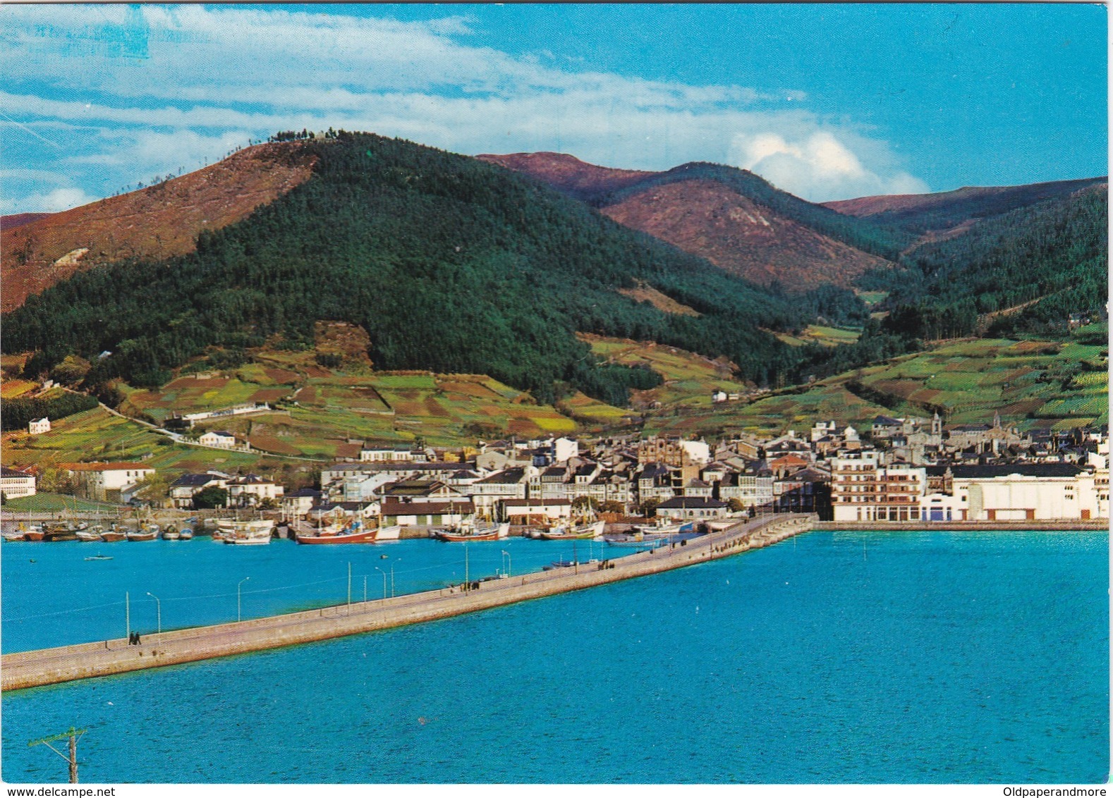 POSTCARD SPAIN ESPAÑA - LUGO - VIVERO - VISTA PARCIAL - Lugo