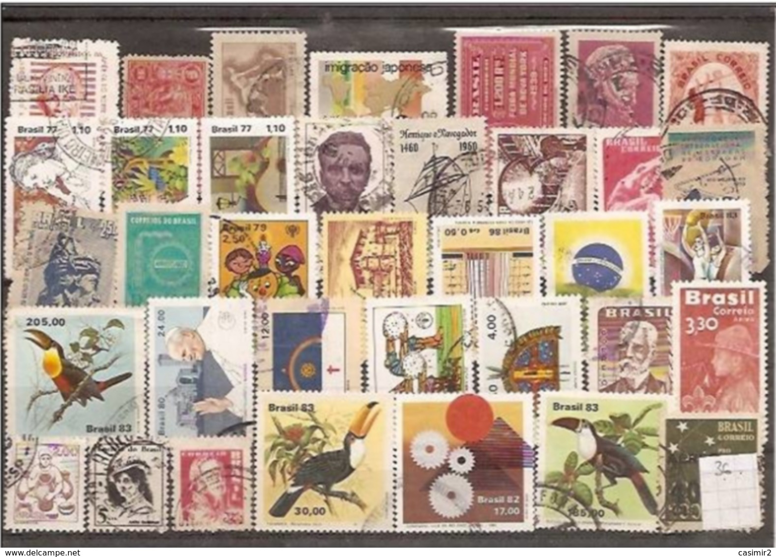 BRESIL  VRAC  LOT 758 - Vrac (max 999 Timbres)