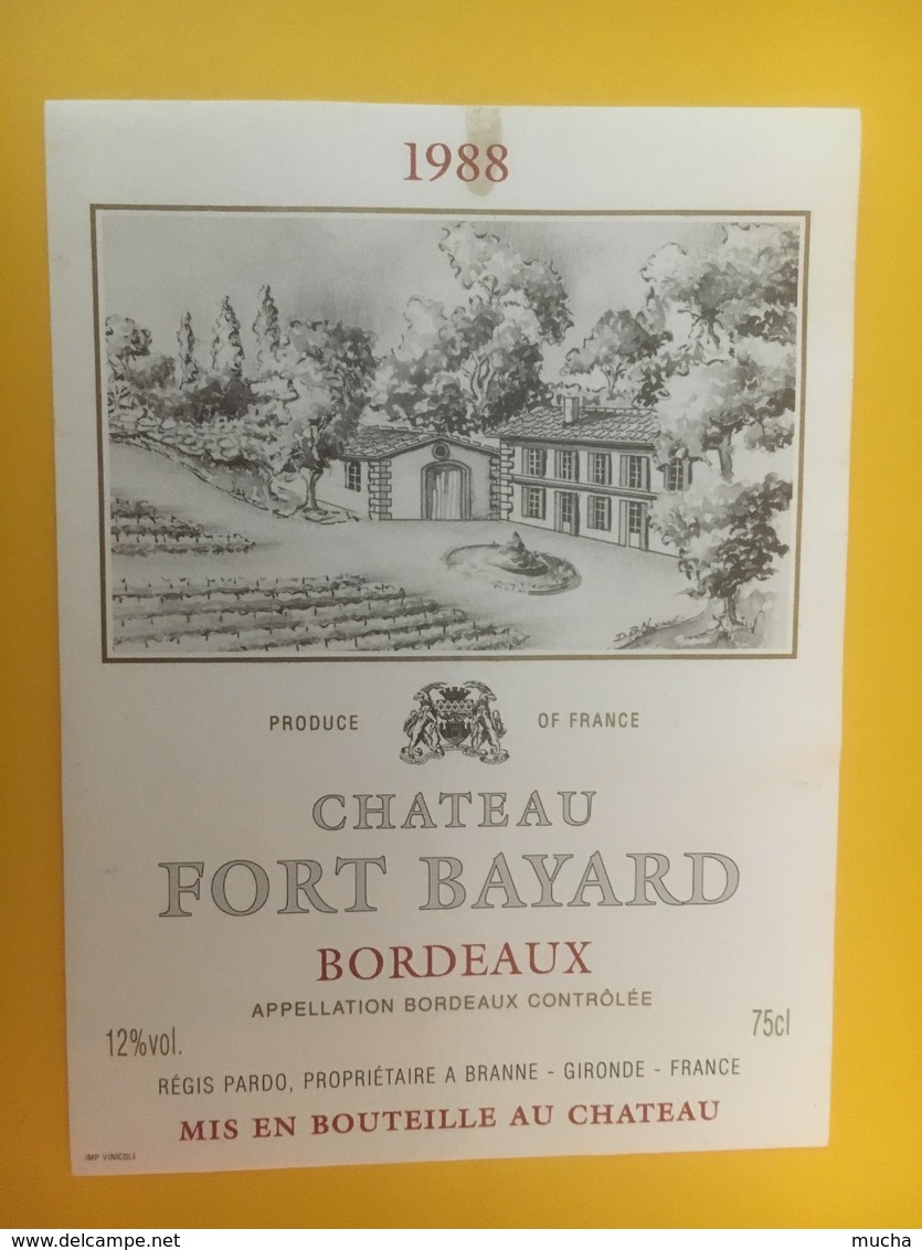 8448 - Château Fort Bayard 1988 - Bordeaux