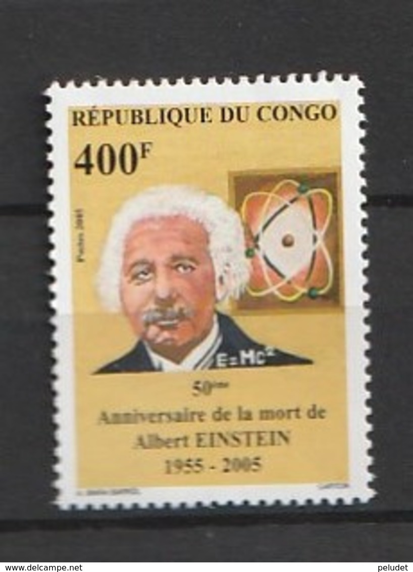 Rep. Du Congo 2005, Albert Einstein 1v Mnh - Nuevas/fijasellos