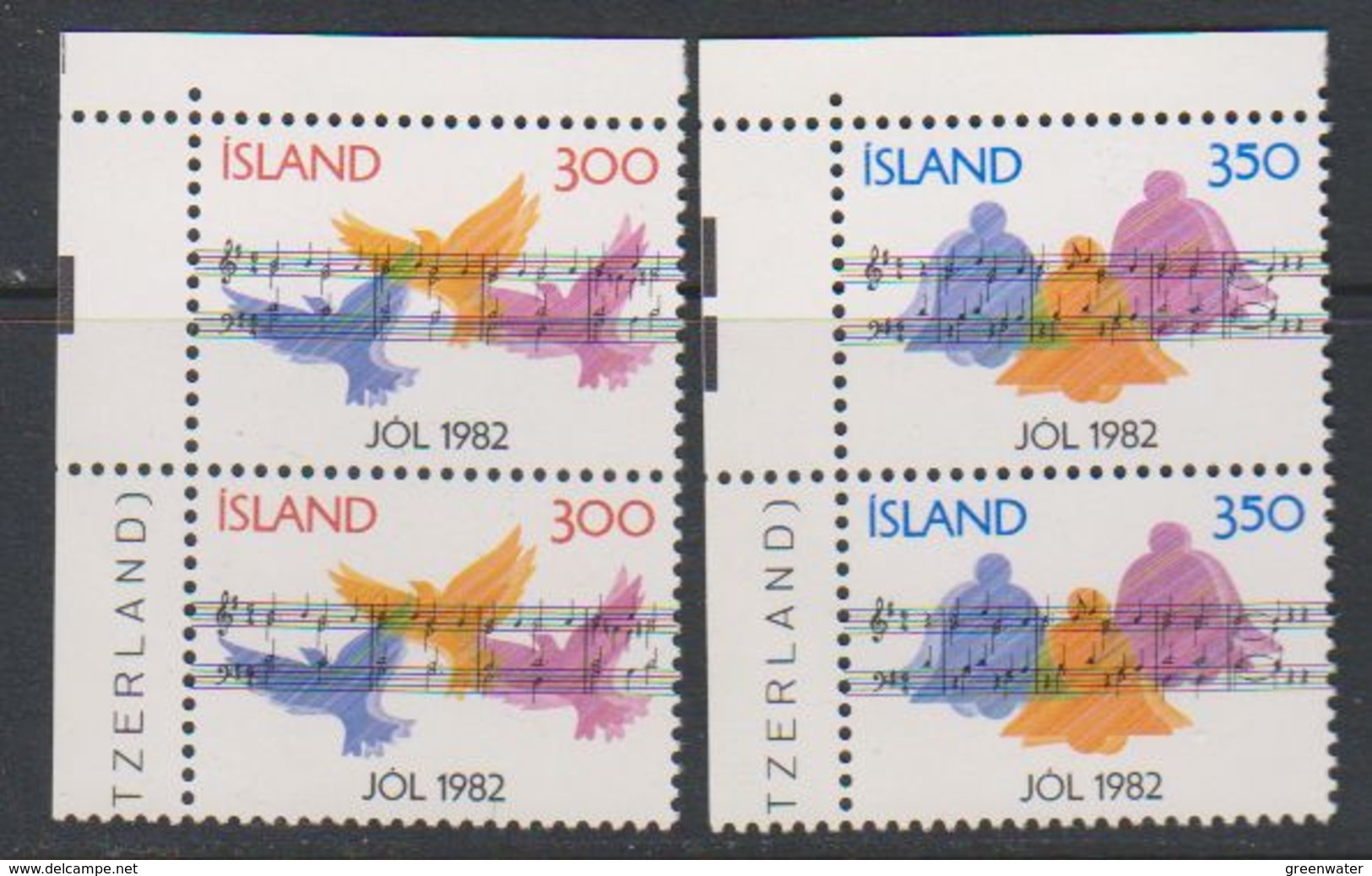 Iceland 1982 Christmas 2v (pair) ** Mnh (39201M) - Ungebraucht