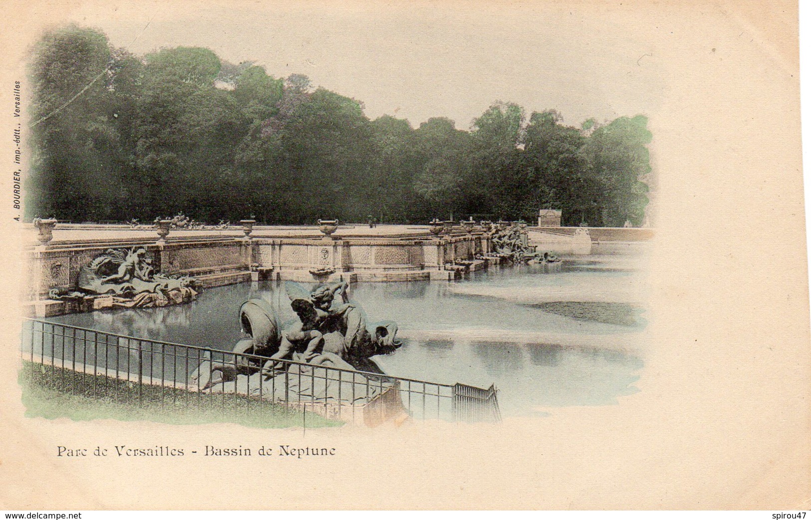 CPA VERSAILLES - PARC - BASSIN DE NEPTUNE - Versailles (Château)