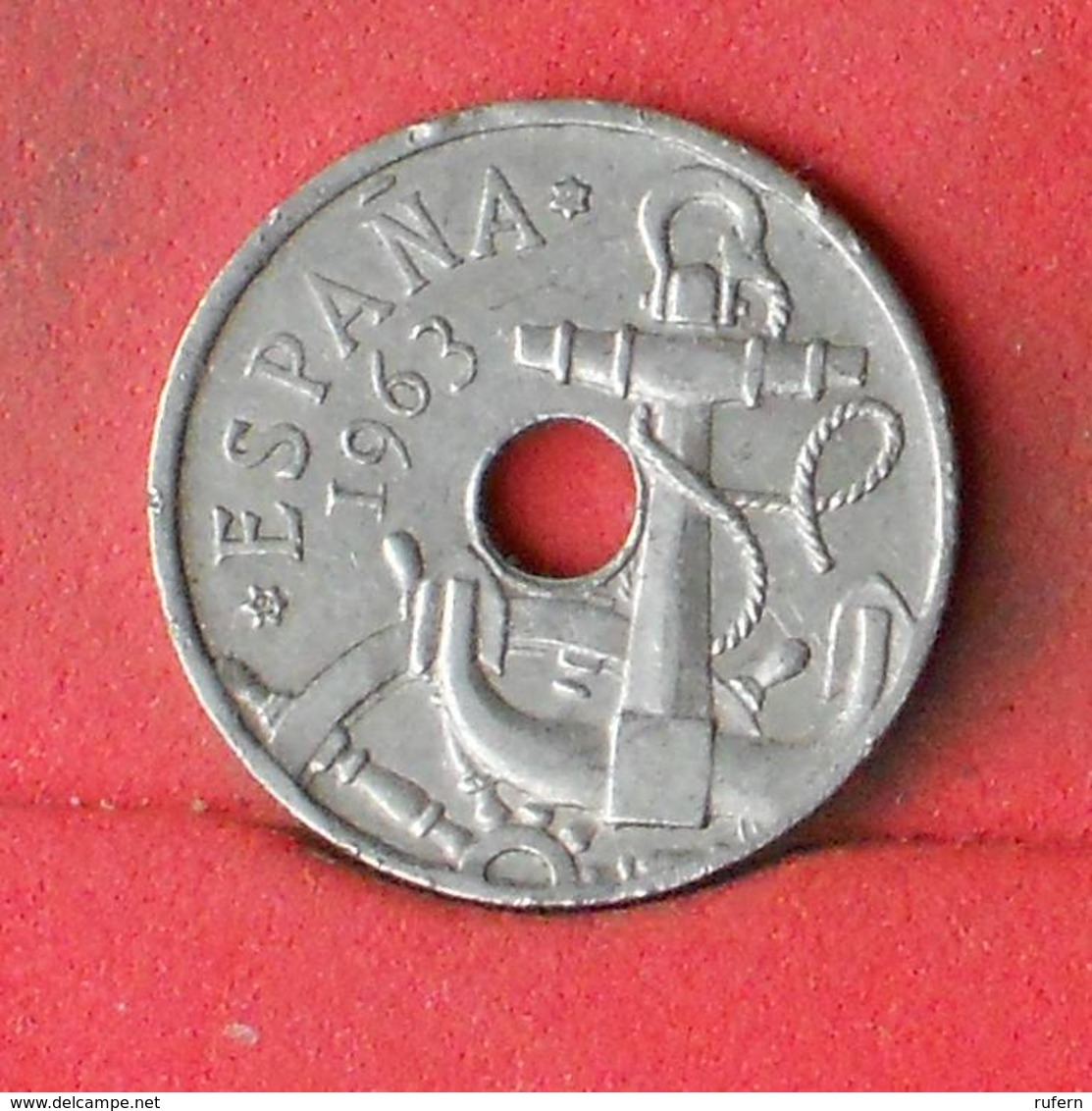 SPAIN 50 CENTIMOS 1963-64 -     777 - (Nº23505) - 50 Céntimos