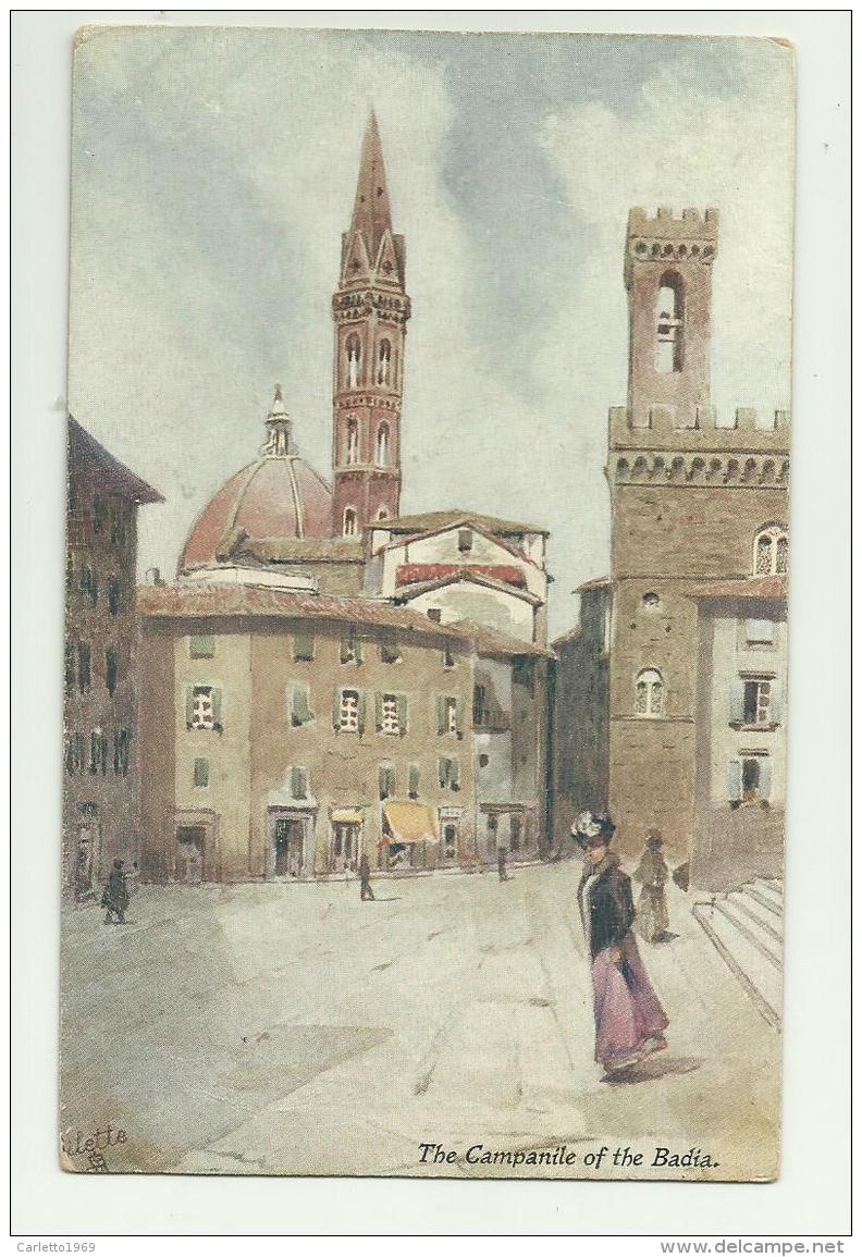 FIRENZE - THE CAMPANILE OF THE BADIA -OILETTE NV FP - Firenze (Florence)