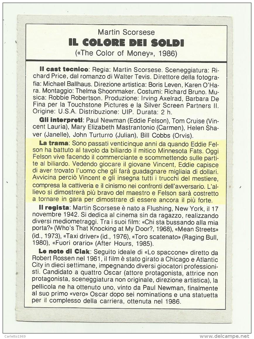 IL COLORE DEI SOLDI  PICCOLA LOCANDINA CM. 14X10 - Other Formats