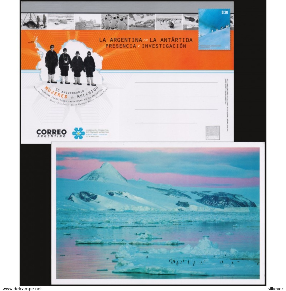 ANTARTIC/POSTAL STATIONARY, 2018 - ARGENTINE ANTARCTICA - PENGUINS - MAPS - Antarctic Expeditions