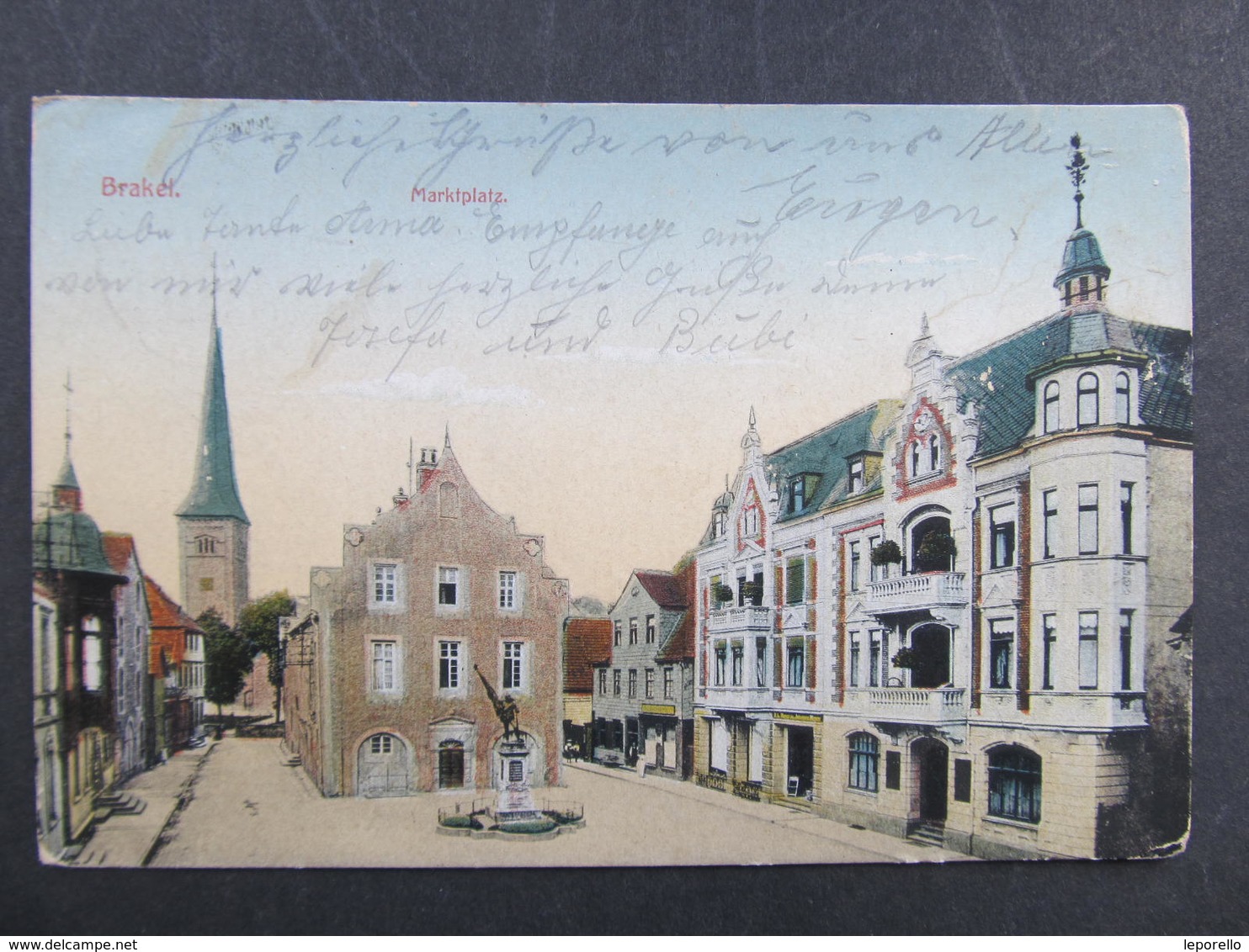 AK BRAKEL Marktplatz Ca.1910 //  D*32514 - Brakel