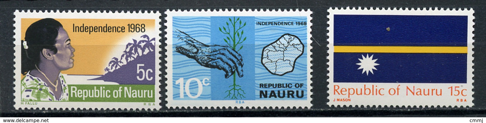 1968/69 - NAURU - Mi. Nr. 83/85 - NH - (CW4755.16) - Nauru