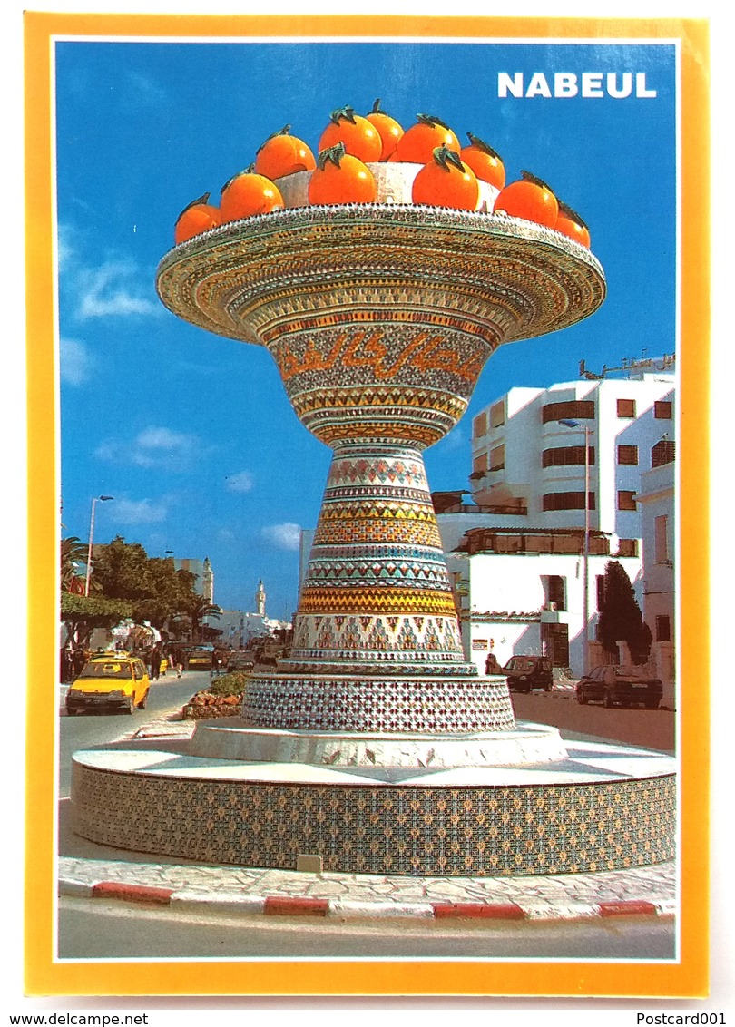 #340   Sculpture Oranges In NABEUL - TUNISIA - Postcard - Tunisia