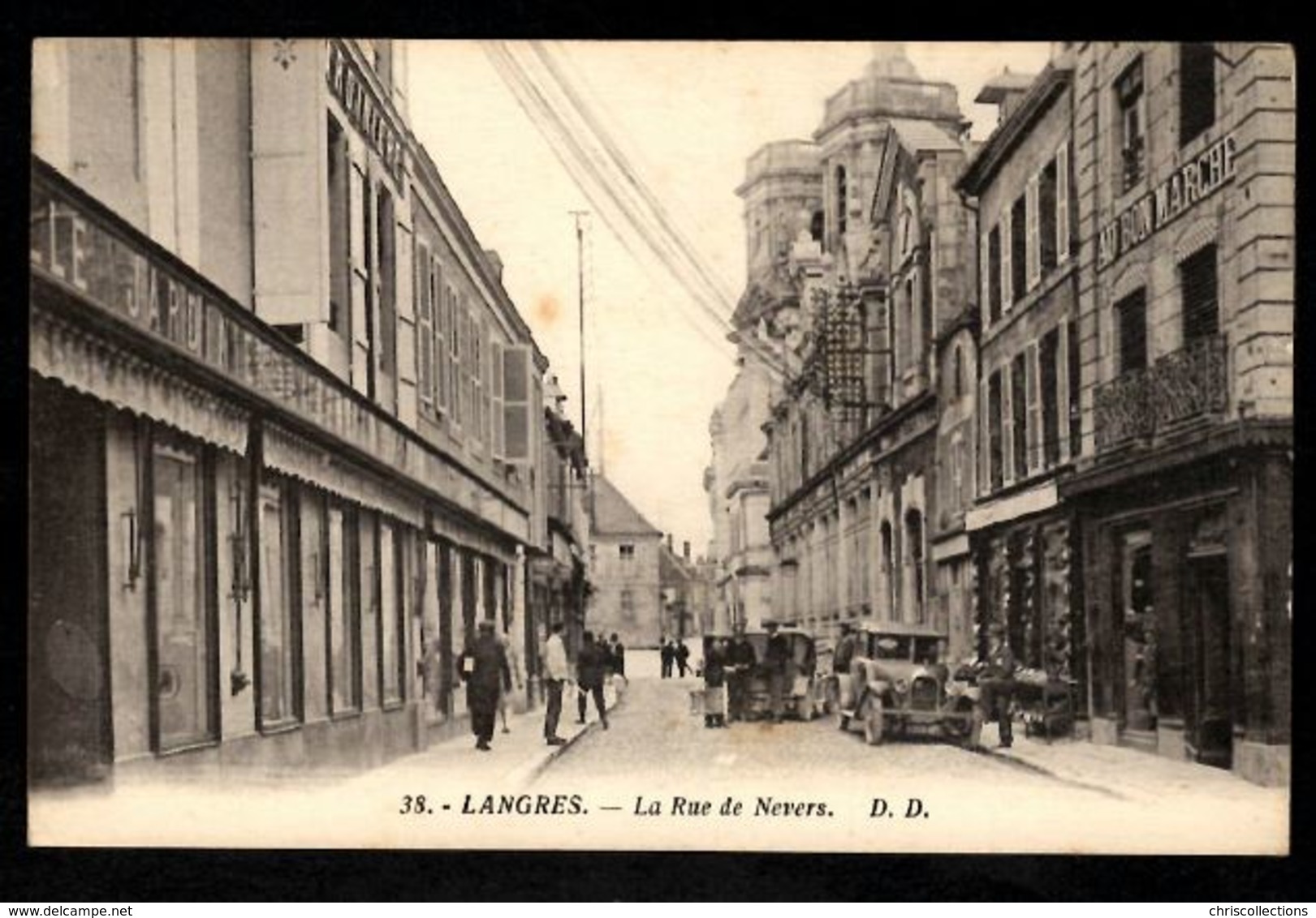 LANGRES - La Rue De Nevers - Langres