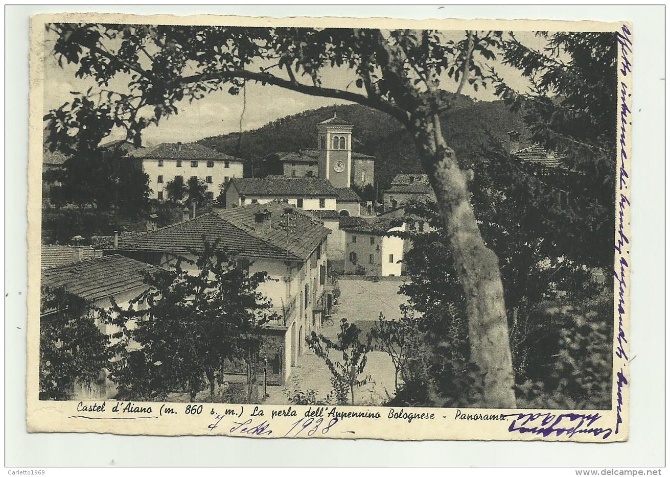 CASTEL D'AIANO - LA PERLA DELL'APPENNINO BOLOGNAESE - PANORAMA   VIAGGIATA FG - Bologna