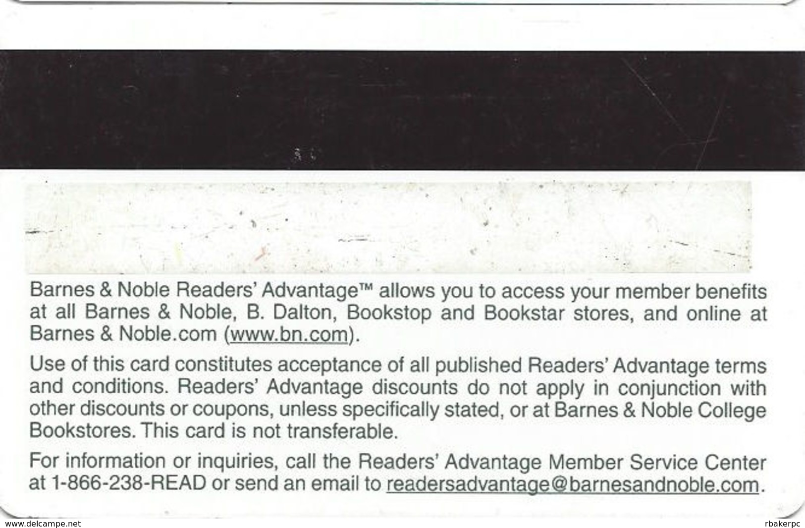 Barnes & Noble - Customer Loyalty Card - Other & Unclassified