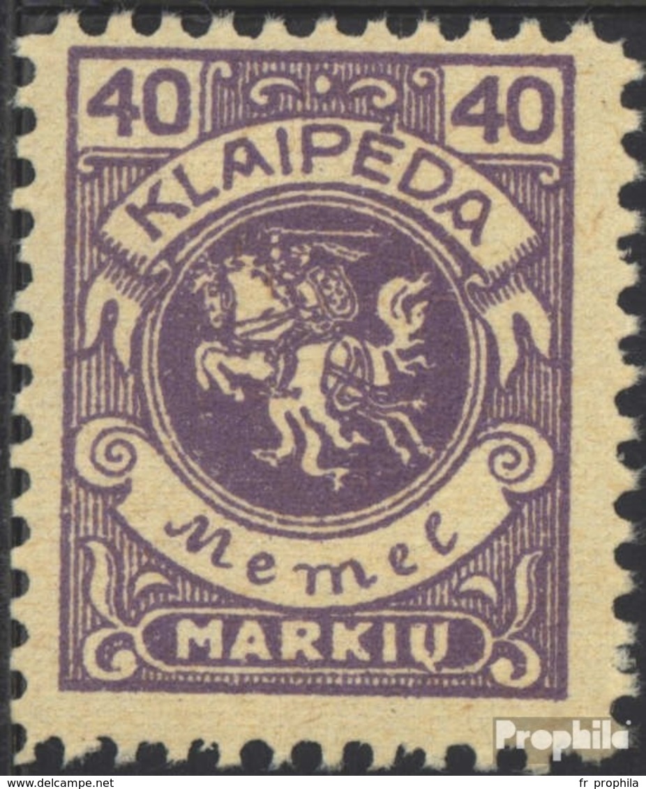 Memelgebiet 144 Neuf Avec Gomme Originale 1923 Timbres - Memel (Klaïpeda) 1923