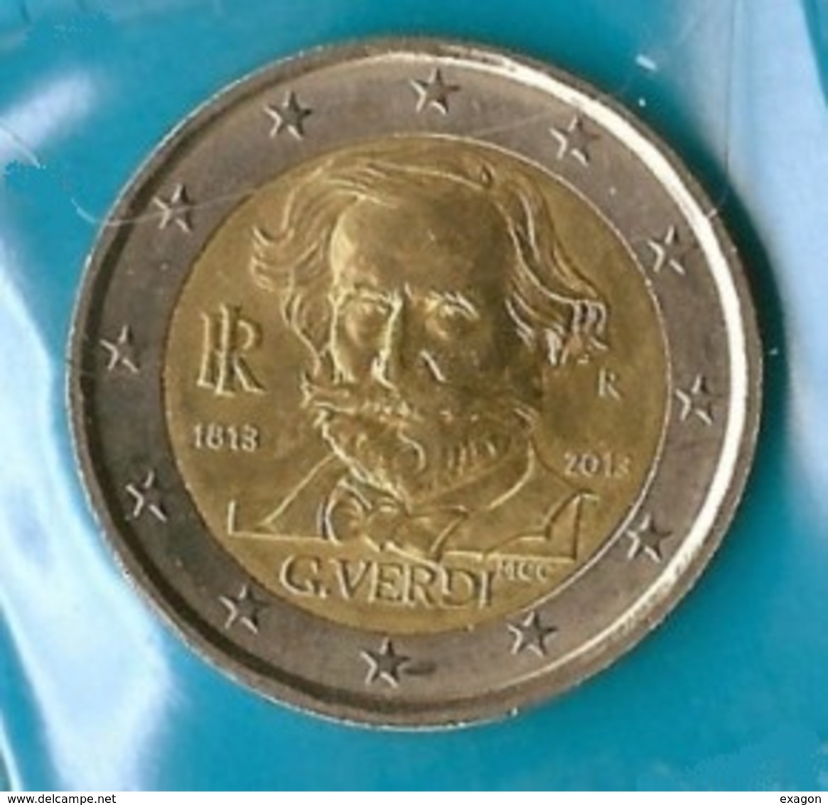 2  EURO -  Commemorativi  - ITALIA -  G. VERDI   - Anno 2013. - Italia